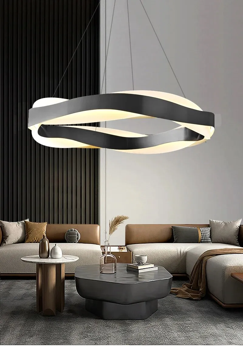 YLK Alexis Living room led chandelier Round/Island/Wave design