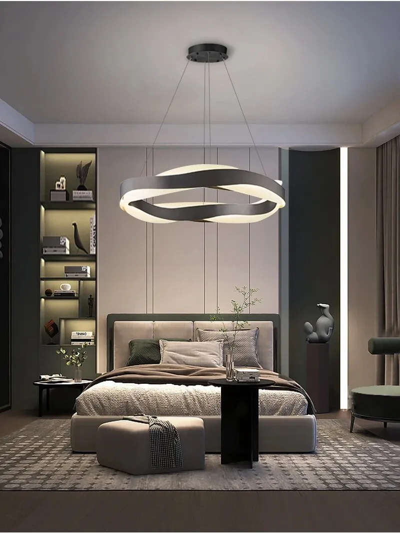 YLK Alexis Living room led chandelier Round/Island/Wave design