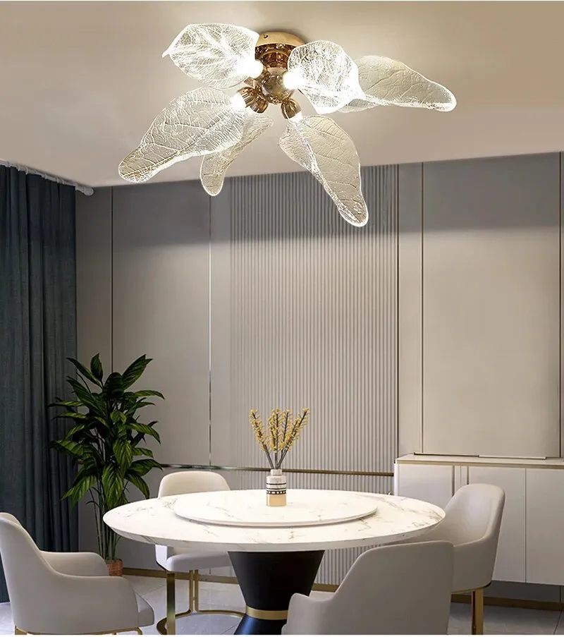 YLK leaves design ceiling chandelier