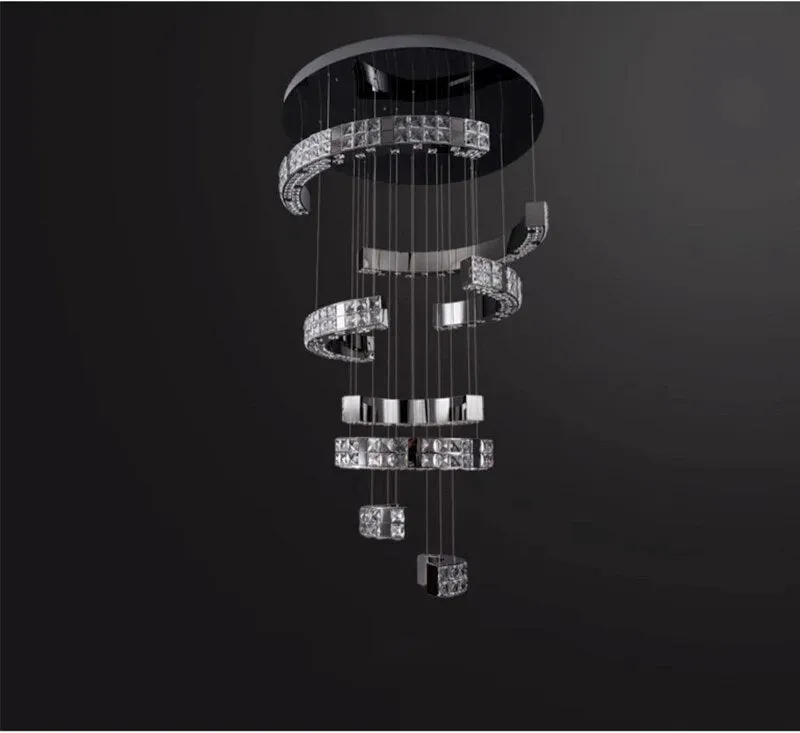 YLK Memen New modern led chandelier for staircase luxury home decor