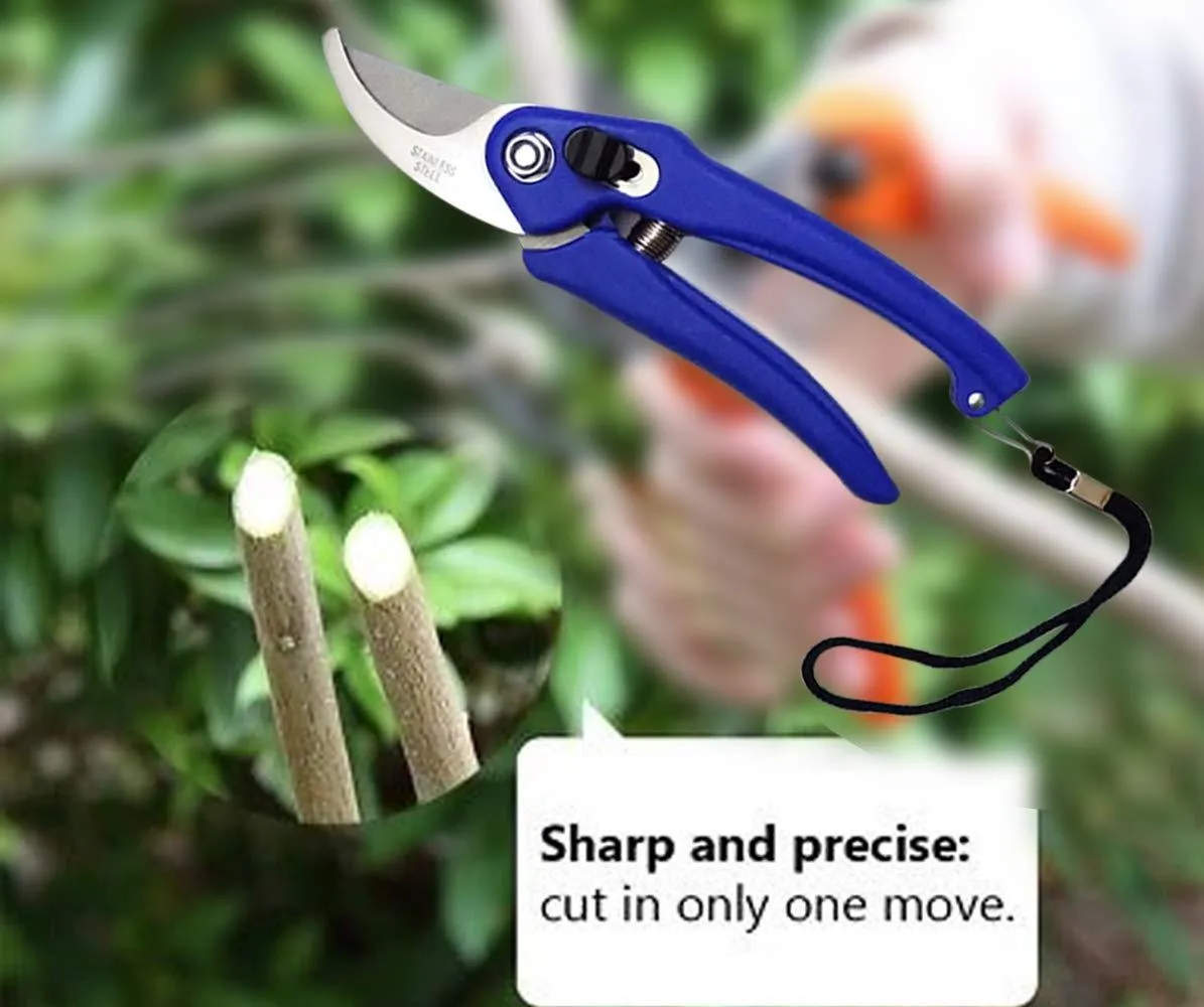 Your Brand Gardening Combo - Flower Cutter (Hedge Shears) & Household/Garden Scissor