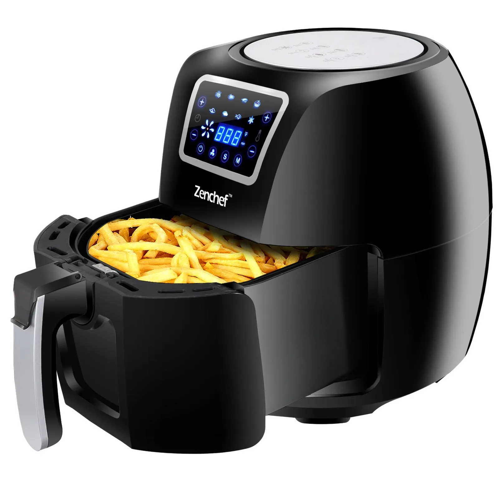 ZENY™Electric Air Fryer 1800W 5.8QT Cooking Tool For Healthy Oil Free Cooking w/Dishwasher Safe Parts  (#06)